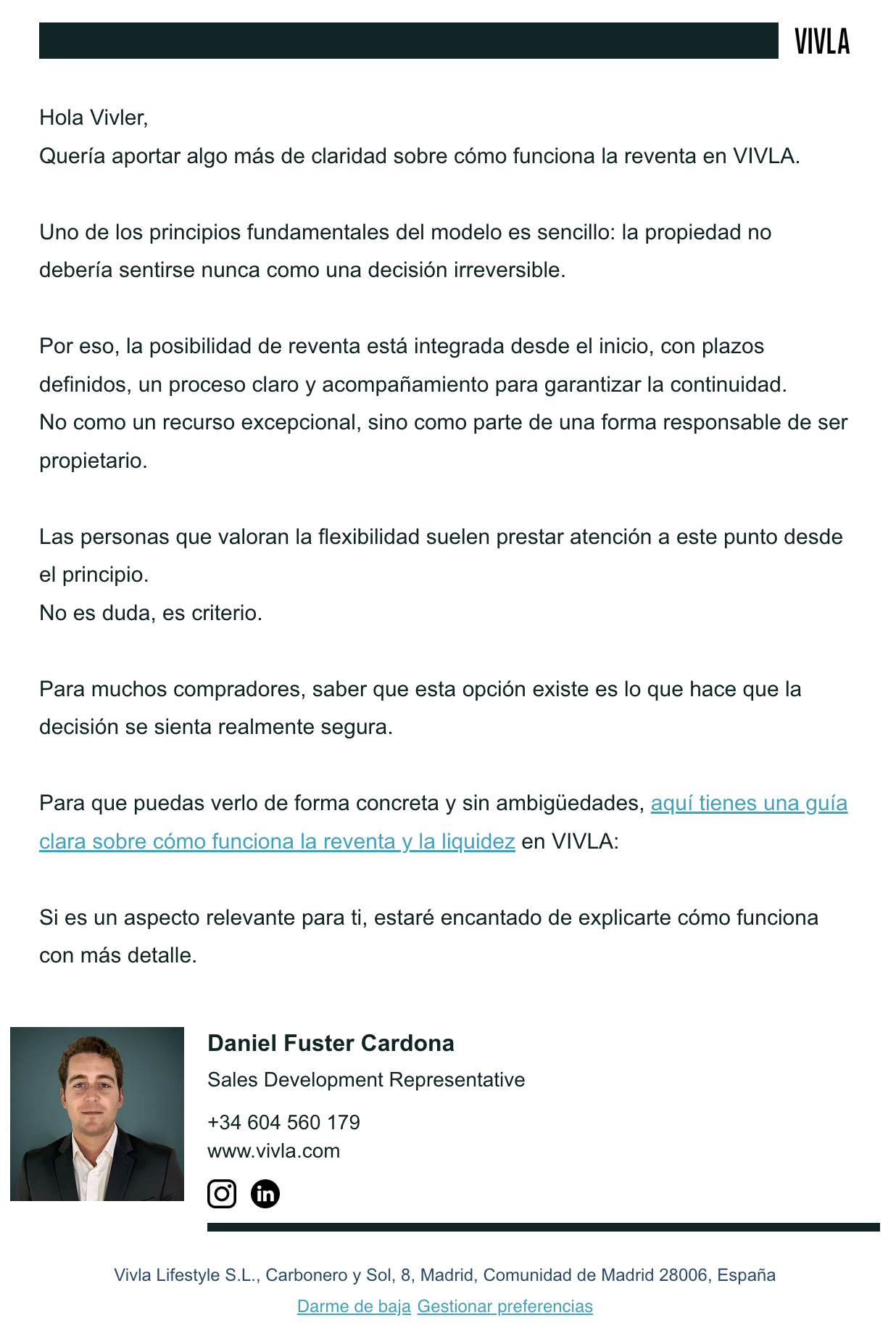 11. W2-E4 A - Una buena propiedad incluye una vía de salida clara