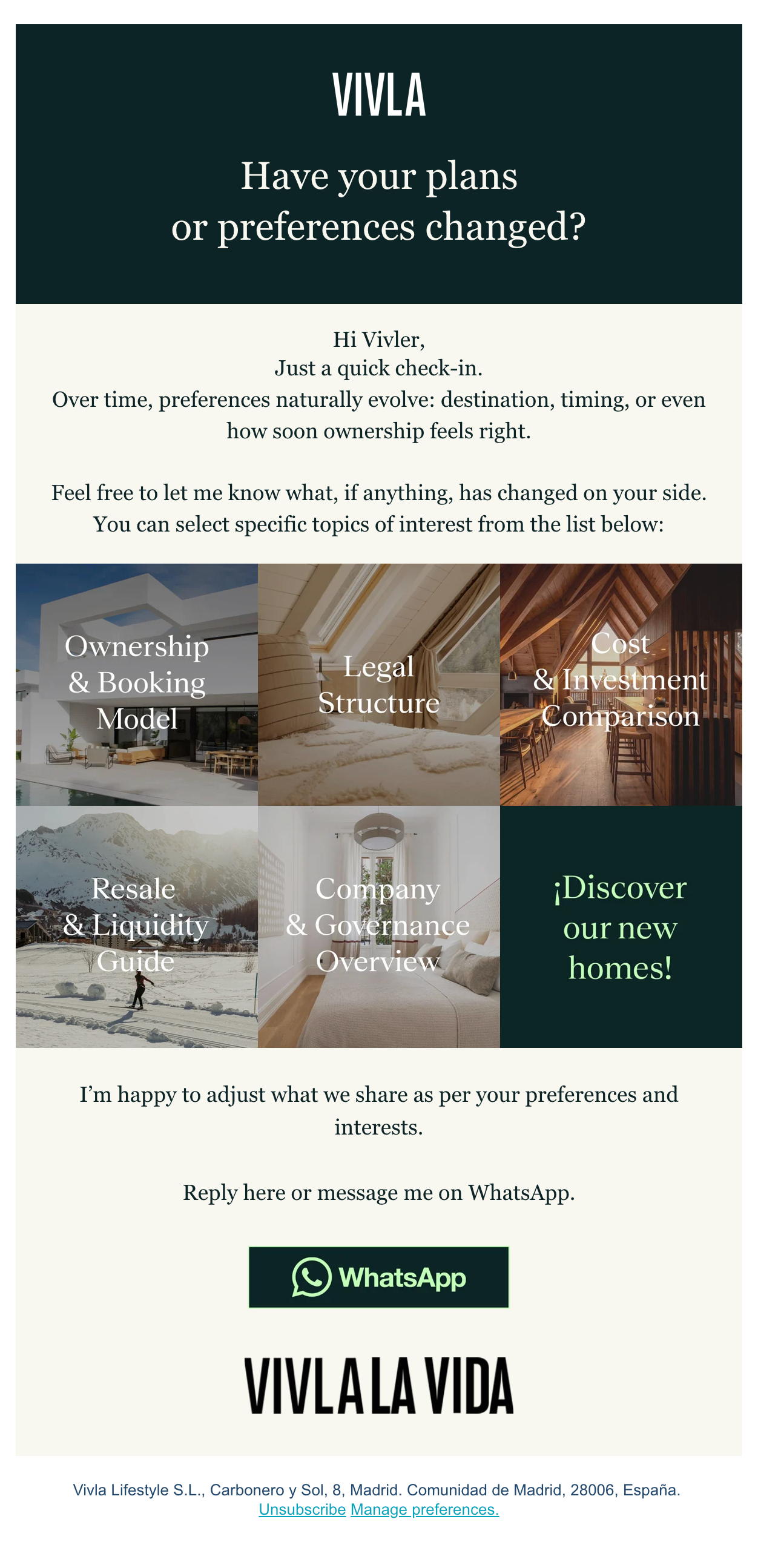 10A W3-P5 - Have your plans or preferences changed?