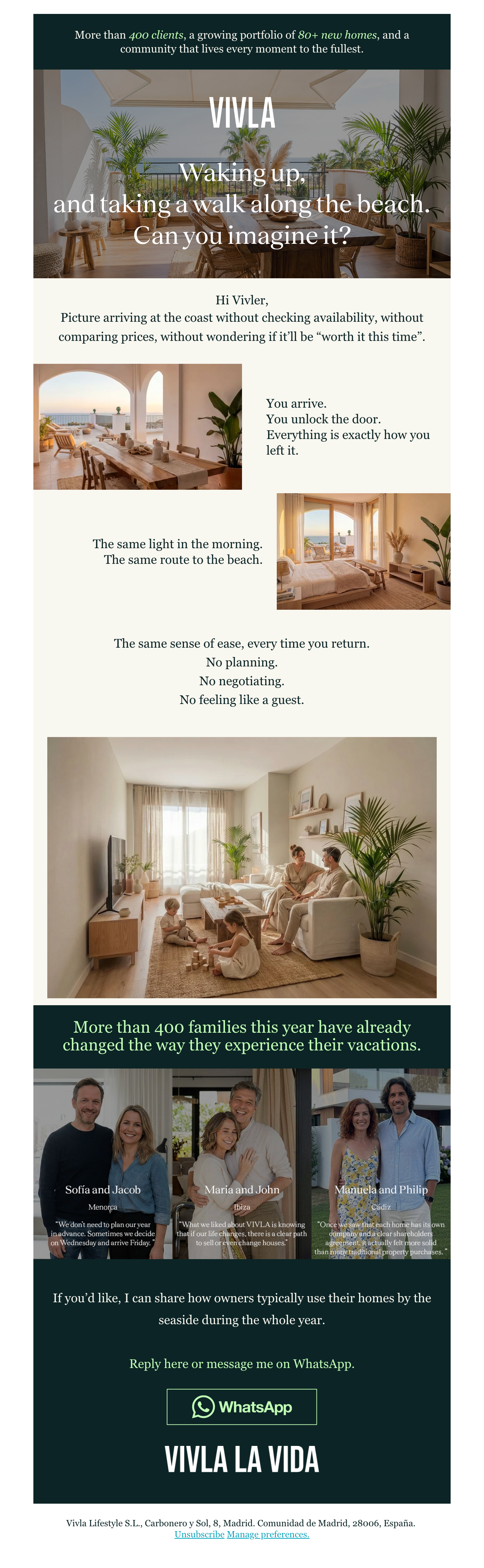 1A W3-D1 - Swim in the ocean. Lunch at home. Siesta by the pool