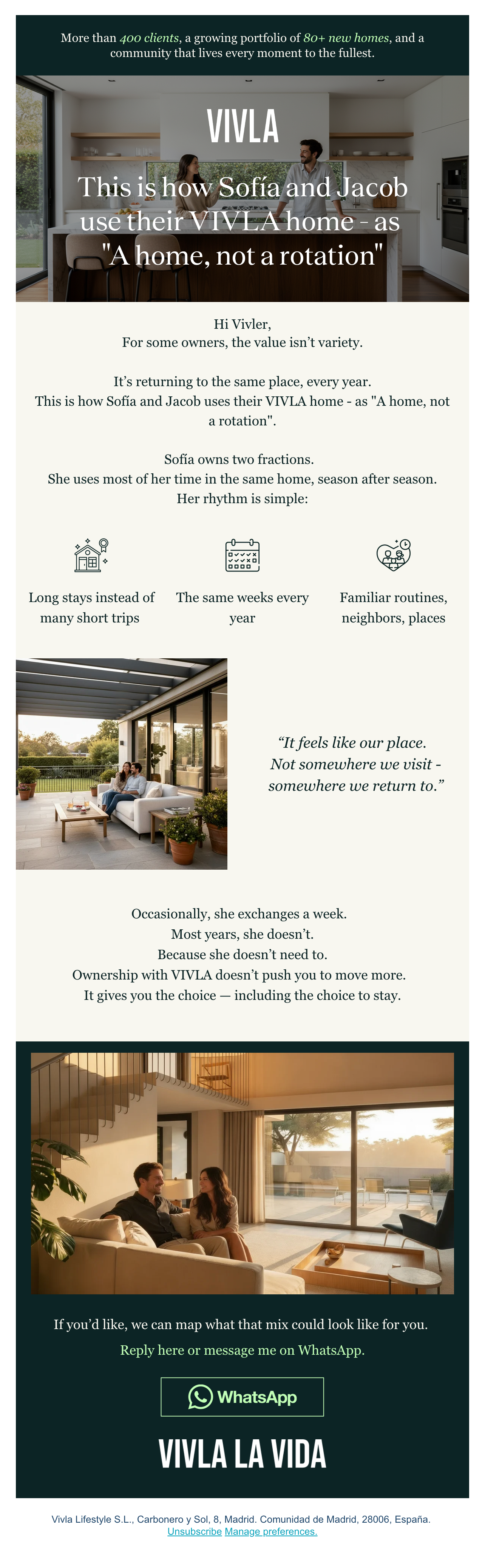 4B W3-P2 - This is how Sofia and Jacob use their VIVLA home