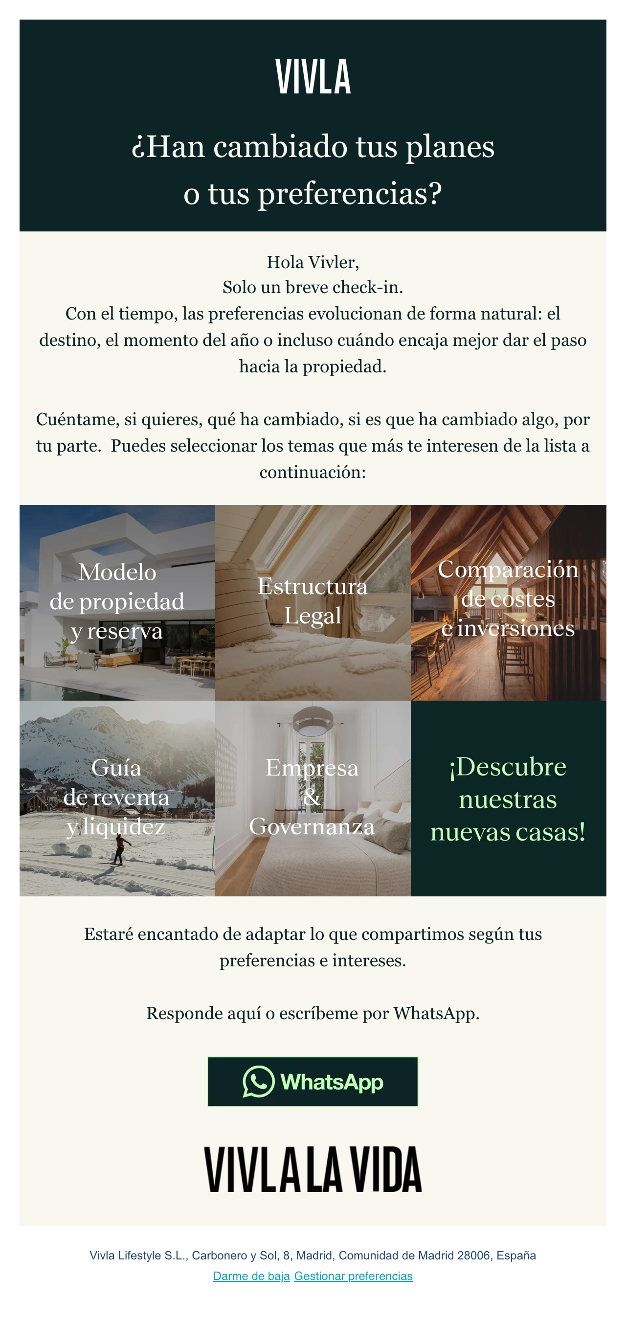 19. W3-P5 A - ¿Han cambiado tus planes o tus preferencias?