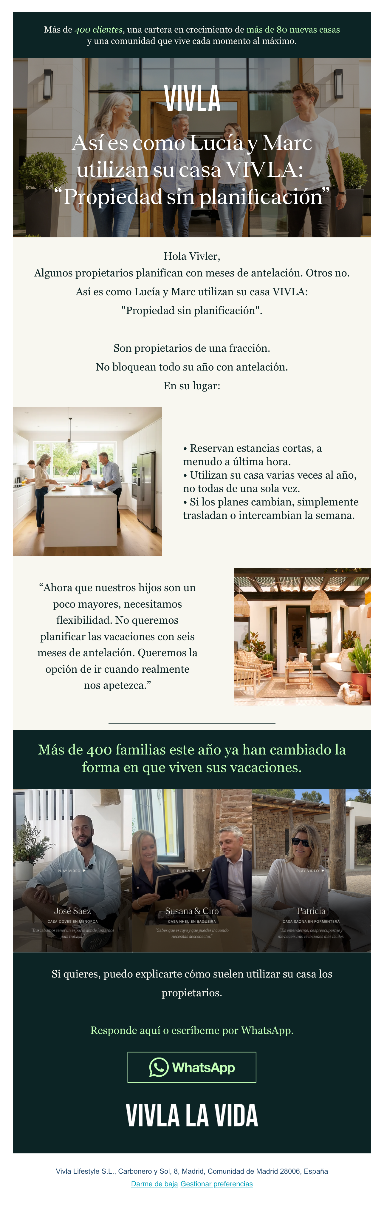 4. W3-P1 B - Así es como Lucía y Marc utilizan su casa VIVLA