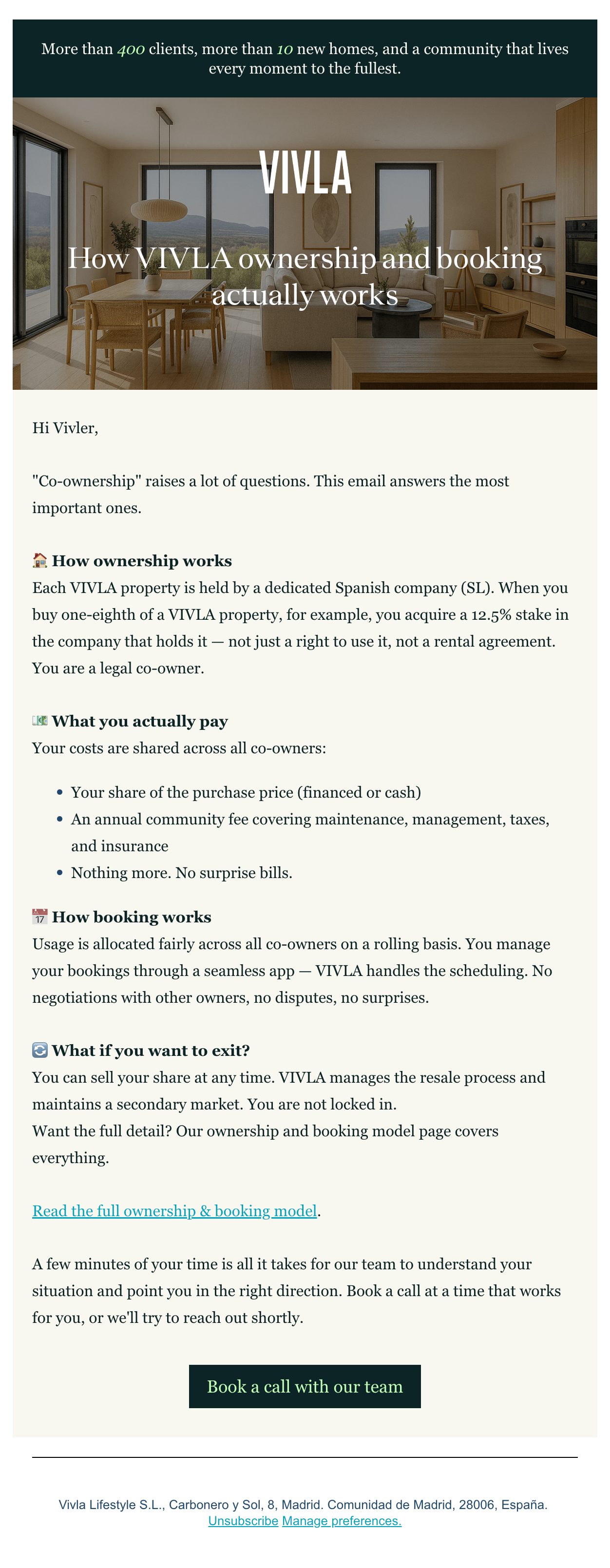 5. A4 EN · Ownership & Booking Model